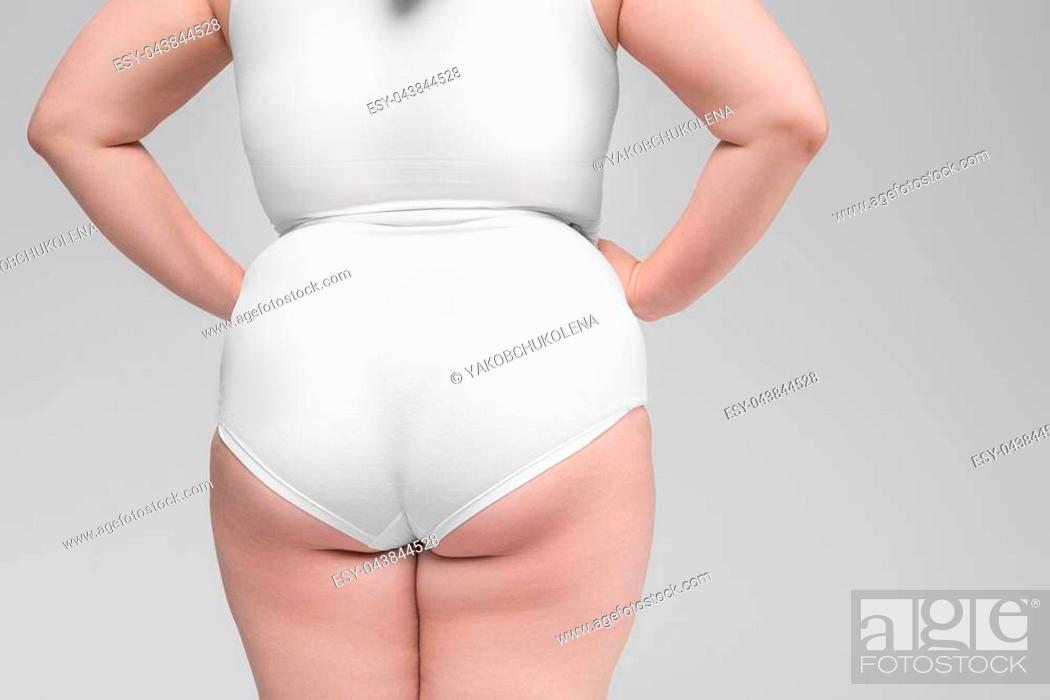 Ass white fat Mature Butt