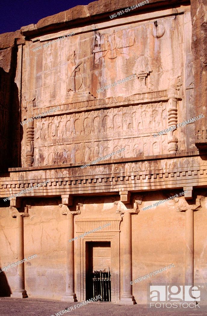 Stock Photo: The tomb of Darius I.