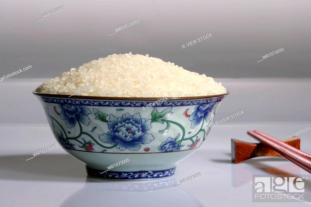 Stock Photo: No People, Close-Up, Wellbeing, Old Fashioned, Color Image, Horizontal, Still Life, Group, Indoors, State, Concept, Object, Flower, Photography, Food, White, Shadow, Meal, Asia, Traditional, Freshness, Container, Pattern, Culture, Day, Style, Basic, Chinese, Bowl, Preparation