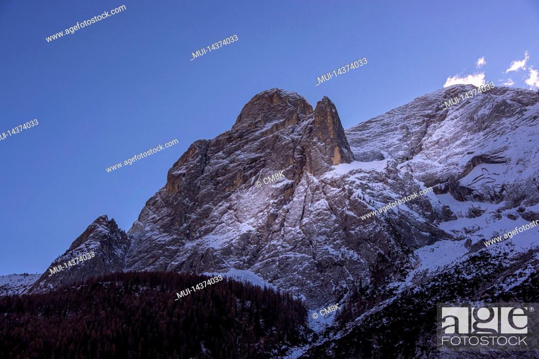 Stock Photo: The amazing mountains of the Dolomites in Italy, Unseco World Heritage Site,.