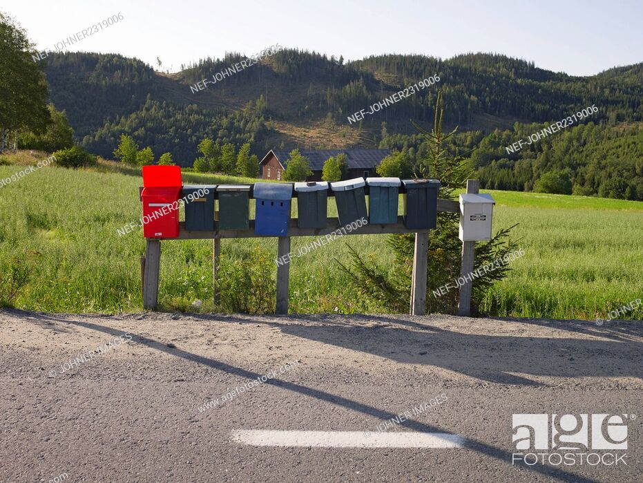 Stock Photo: Mail boxes.