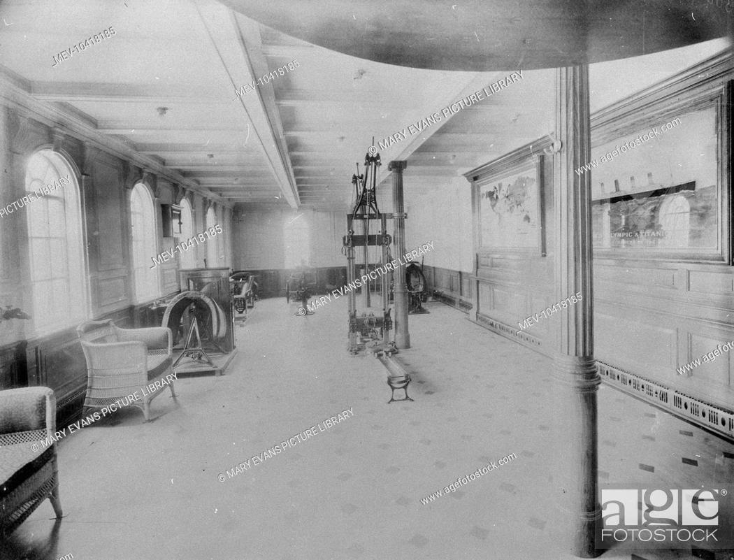 One of seven builder's photographs of the RMS Titanic interior, Stock  Photo, Picture And Rights Managed Image. Pic. MEV-10418185 | agefotostock