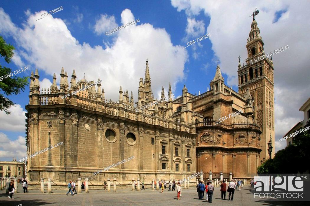 Stock Photo: Cathedral, Sevilla. Andalucia, Spain.