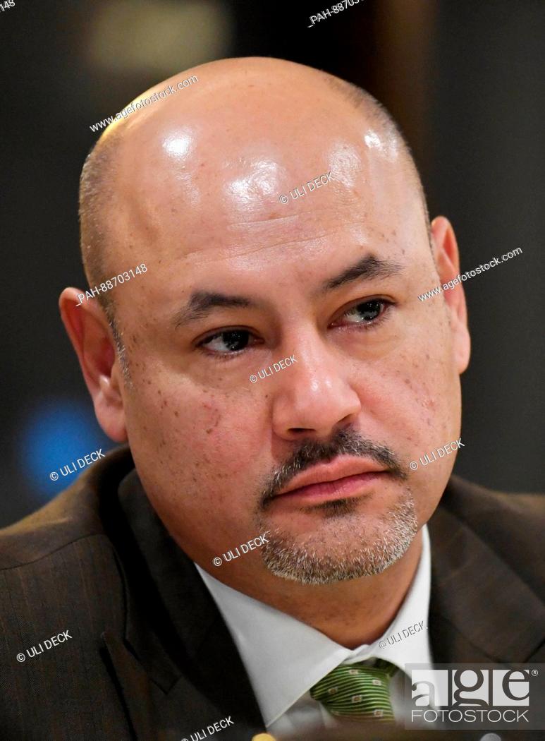 Stock Photo: Alberto Ayala, the seputy head of the California Air Resources Board (CARB), in a hotel in Detroit, USA, 10 January 2017.