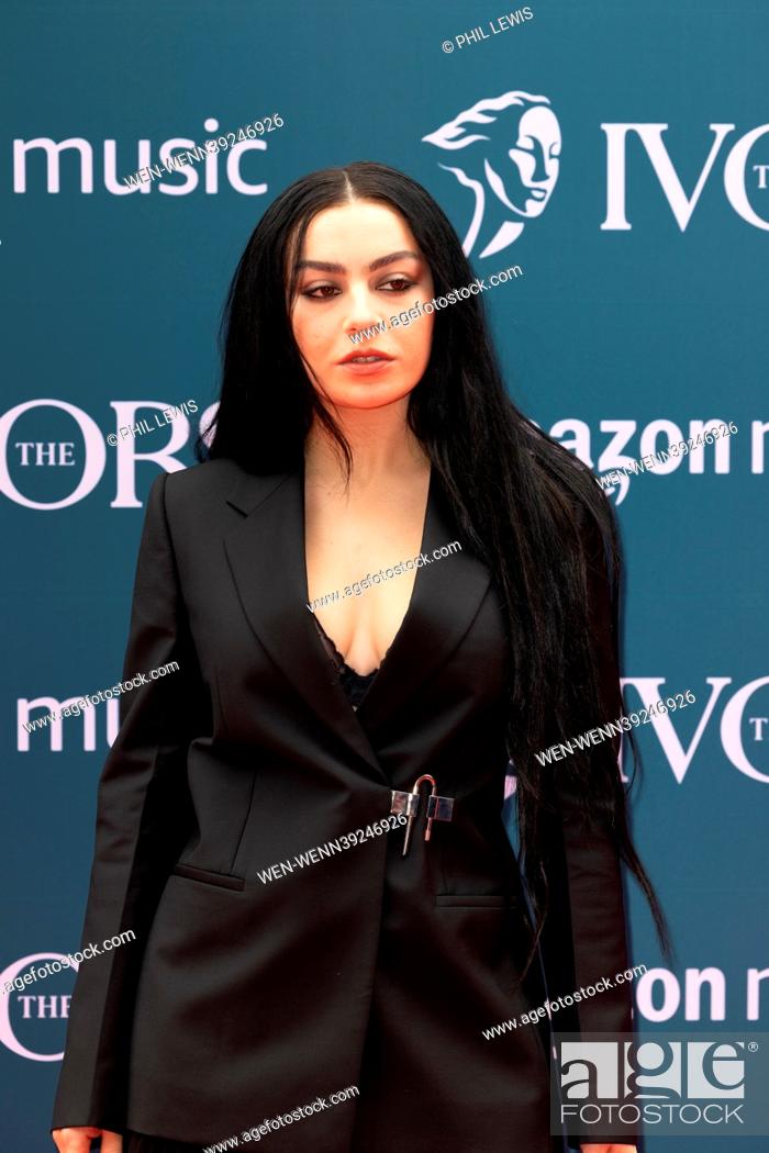 Stock Photo: Guests arrive at The IVORS at Grosvenor House Hotel Featuring: Charli XCX Where: London, United Kingdom When: 18 May 2023 Credit: Phil Lewis/WENN.