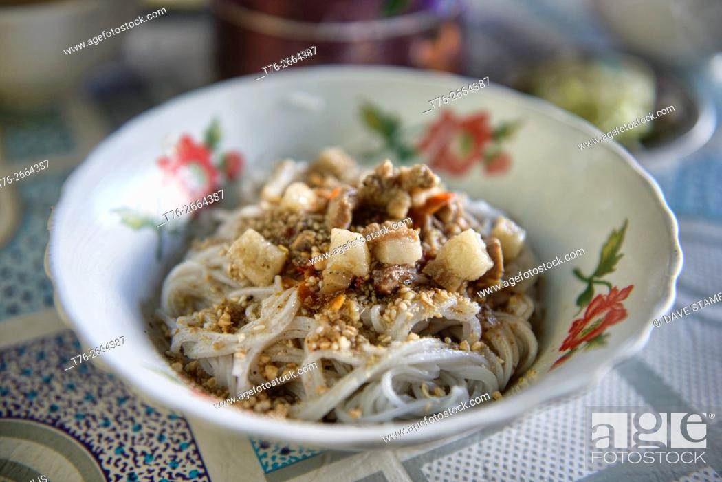 Stock Photo: Khao Swe Shan Noodles, Shan State, Myanmar.