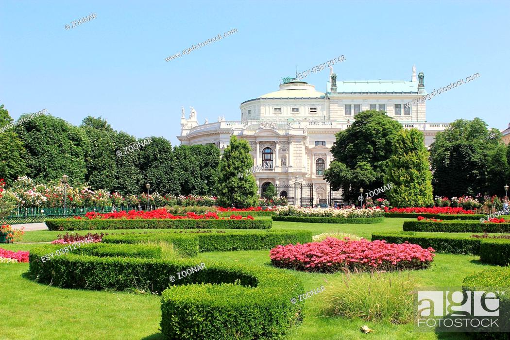 Vienna Volksgarten With Hofburg, S&S Landscaping
