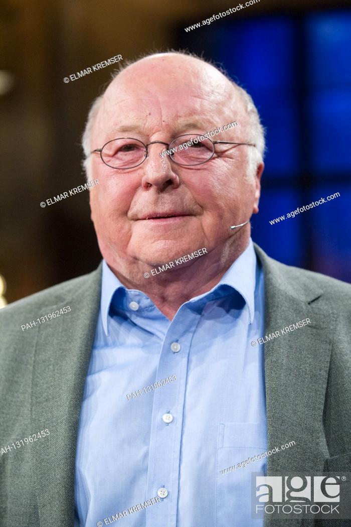 Photo de stock: Former Labor Minister Norbert Bluem died at the age of 84. Archive photo: Norbert BLUEM (BlÌ? M, former Federal Minister of Labor) as a guest on the ""Koelner.