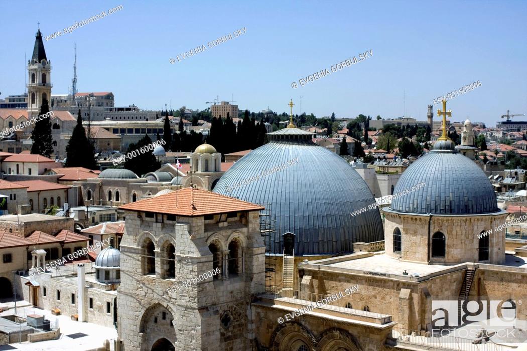 Stock Photo: Jerusalem roofs.