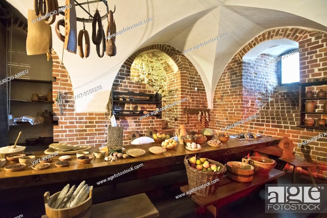 Kitchen Of The 13th Century Malbork Castle Founded By The Knights Of The Teutonic Order Stock Photo Picture And Rights Managed Image Pic Vw7 3058258 Agefotostock