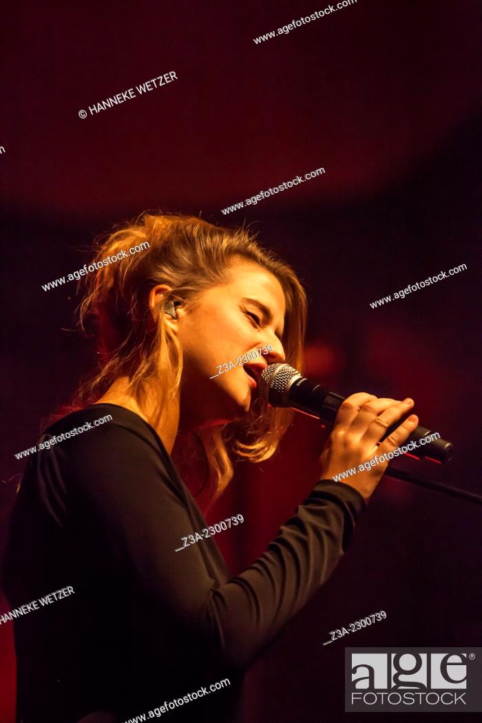 Stock Photo: Selah Sue at So what's next festival in Muziekgebouw, Eindhoven, the Netherlands.