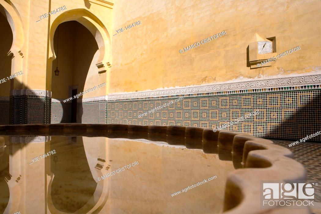 Photo de stock: Mausoleum of Moulay Ismail, Meknes, Morocco.