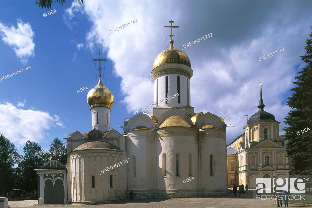 Stock Photo: Russia - Sergiev Posad, Moscow area. Trinity-St. Sergius Monastery, 14th-19th century (UNESCO World Heritage List, 1993).