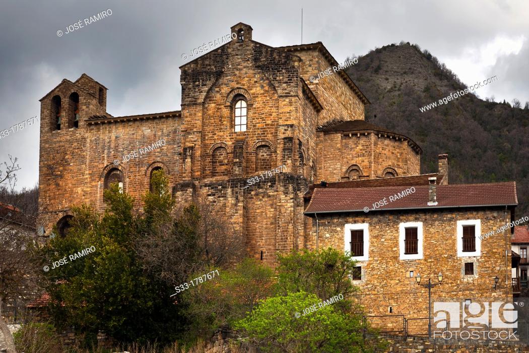 Imagen: Church in Siresa Huesca Aragón Spain.