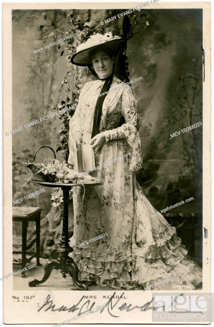 Stock Photo: Madge Kendal (1848 - 1935), English actress.
