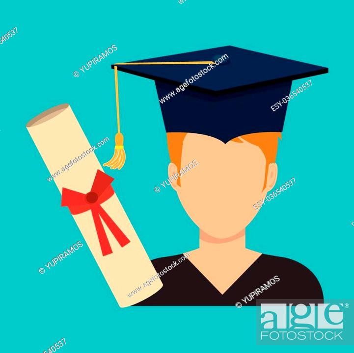 Stock Vector: Online learning and education graphic design, vector illustration.
