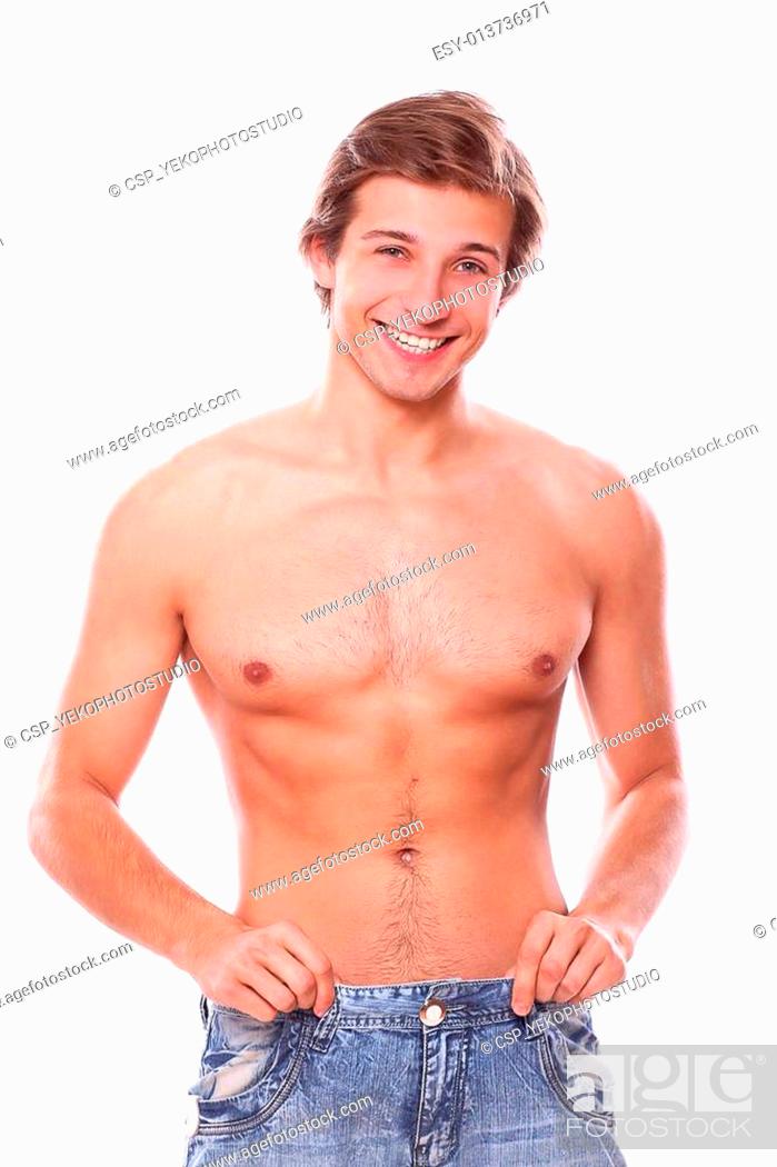 Sexy man with naked torso after weight lose, Stock Photo, Picture And Low  Budget Royalty Free Image. Pic. ESY-013736971 | agefotostock