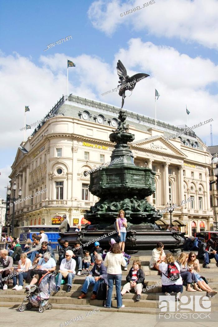Photo 6x4 The statue of Eros in Piccadilly Circus Westminster  c1997 
