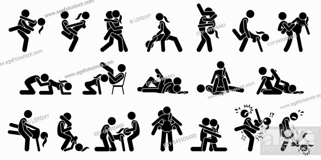 Extreme Sexual Positions, Dangerous Sex, Kama Sutra or Kamasutra, Stock  Vector, Vector And Low Budget Royalty Free Image. Pic. ESY-049909483 |  agefotostock