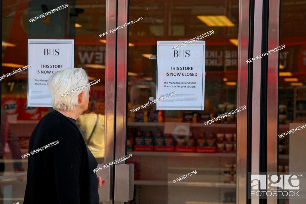 Photo de stock: The BHS store in Wood Green, North London was one of the last one to close last month after the company went out of business.