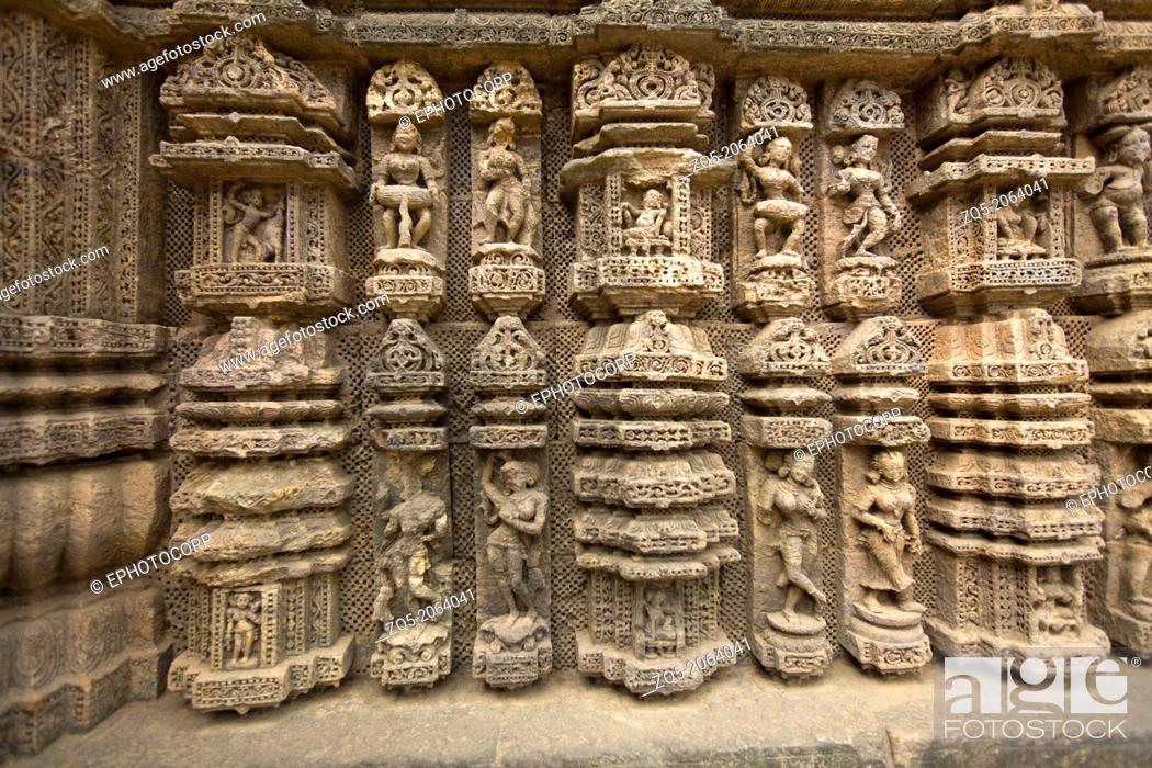 Carved Sculptures of dancers and musicians, Konark Sun Temple, Orissa  India, Stock Photo, Picture And Rights Managed Image. Pic. ZQ5-2064041 |  agefotostock