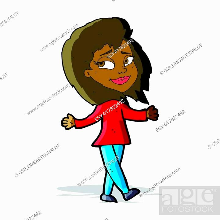stress free woman cartoon, Stock Vector, Vector And Low Budget Royalty Free  Image. Pic. ESY-017822492 | agefotostock