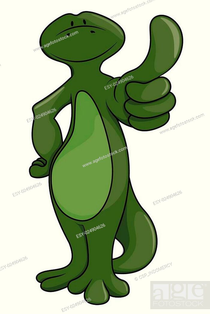 Gecko cartoon, Stock Vector, Vector And Low Budget Royalty Free Image. Pic.  ESY-024904626 | agefotostock