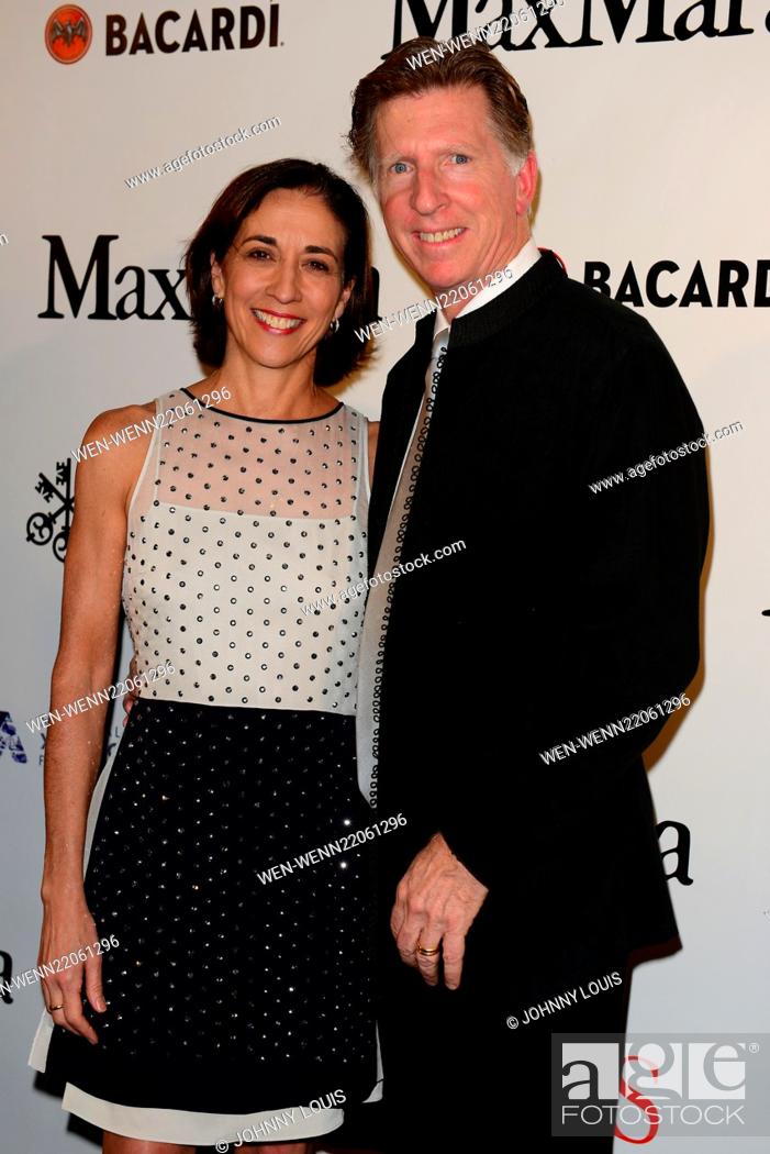 Stock Photo: 2015 YoungArts Backyard Ball at YoungArts Campus - Arrivals Featuring: Lourdes Lopez, Skouras Where: Miami, Florida, United States When: 11 Jan 2015 Credit:.