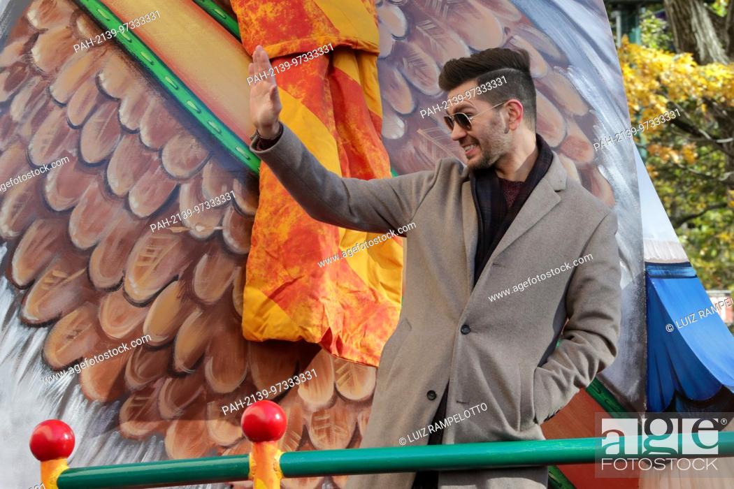 Stock Photo: Central Park West, New York, USA, November 23 2017 - Andy Grammer attends the 91st Annual Macy's Thanksgiving Day Parade today in New York City.
