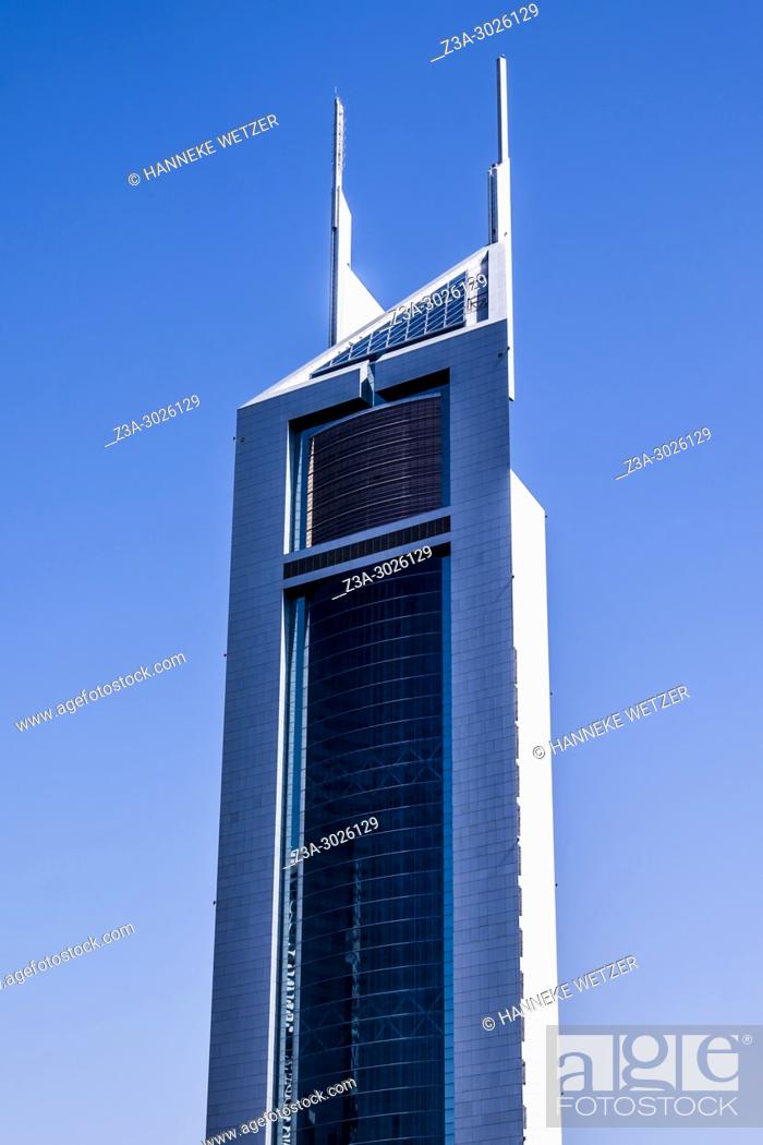 Stock Photo: Jumeirah Emirates Towers at the WTC in Dubai, UAE.