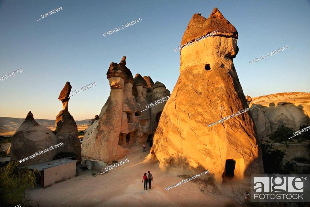 Stock Photo: Fairy Chimneys, Devrent Valley, Zelve. Cappadocia, Turkey.