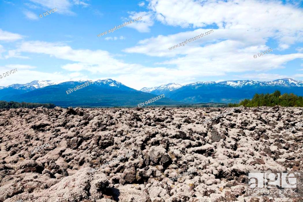Stock Photo: Nisga’a Memorial Lava Bed Provincial Park, BC Canada.
