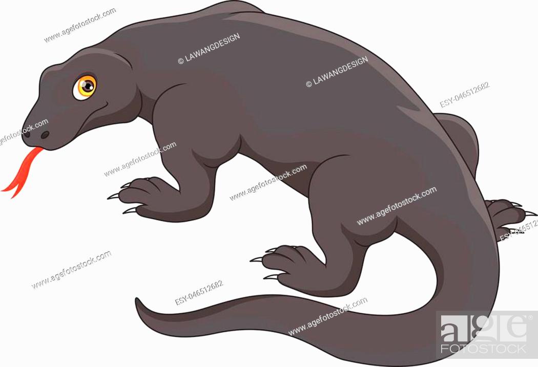 vector illustration of komodo dragon, Stock Vector, Vector And Low Budget  Royalty Free Image. Pic. ESY-046512682 | agefotostock