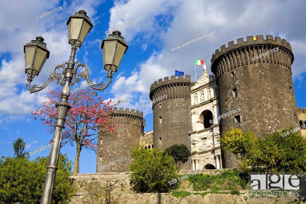 Stock Photo: Castle Nuovo in Naples, Campania, Italy, Europe.