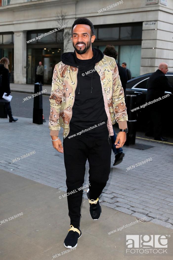 Stock Photo: Craig David seen arriving at Radio 1 before his performance on The Live Lounge Featuring: Craig David Where: London, United Kingdom When: 30 Jan 2018 Credit:.