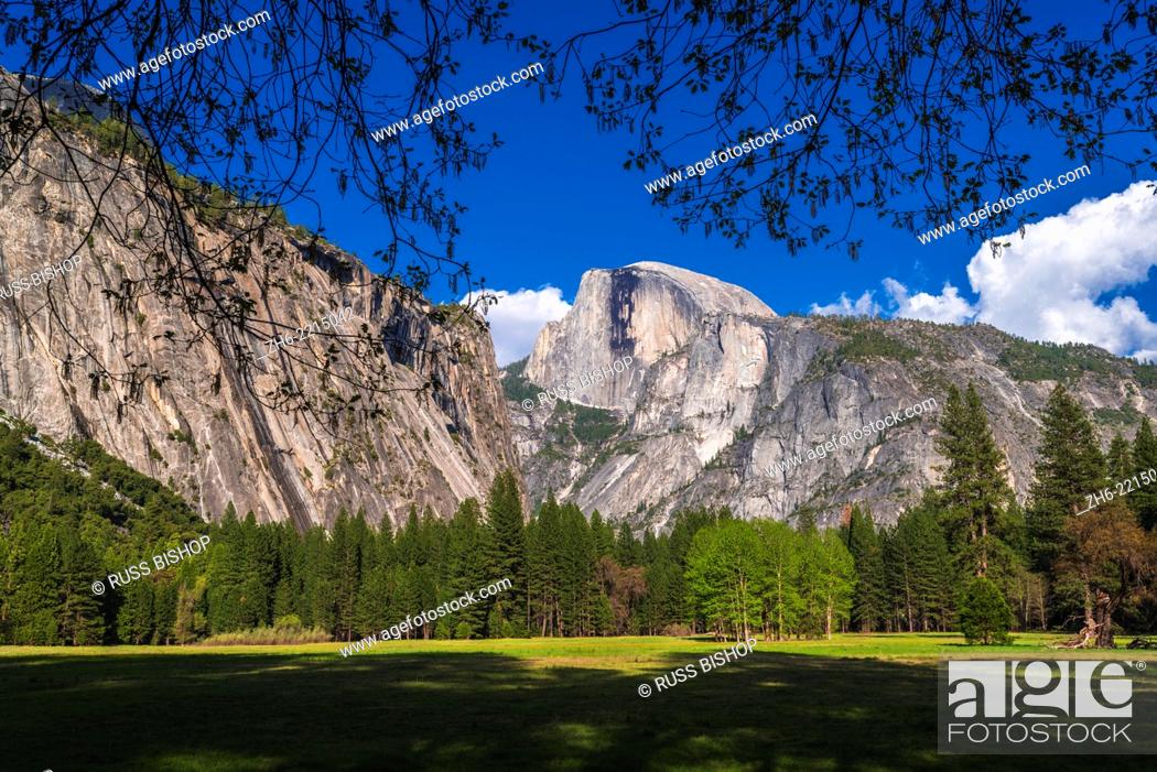 Stock Photo: Half Dome, Yosemite Valley, Yosemite National Park, California USA.