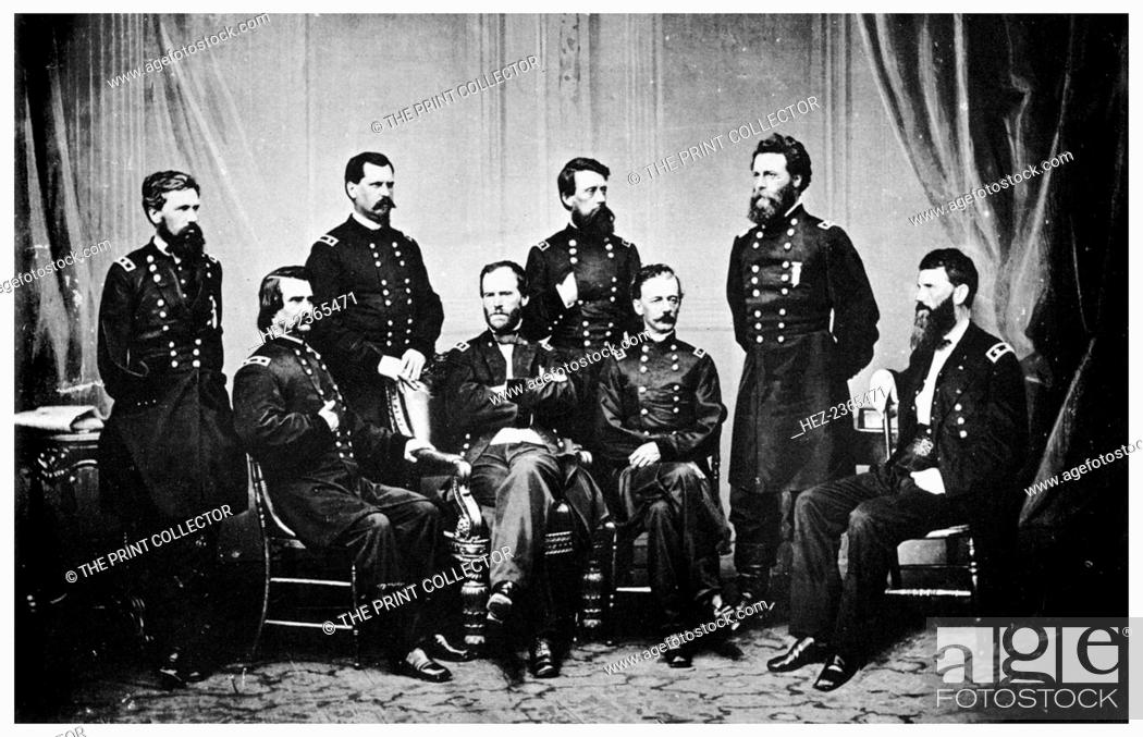 Union General William Tecumseh Sherman & Staff 6 Sizes! Details about   New Civil War Photo 