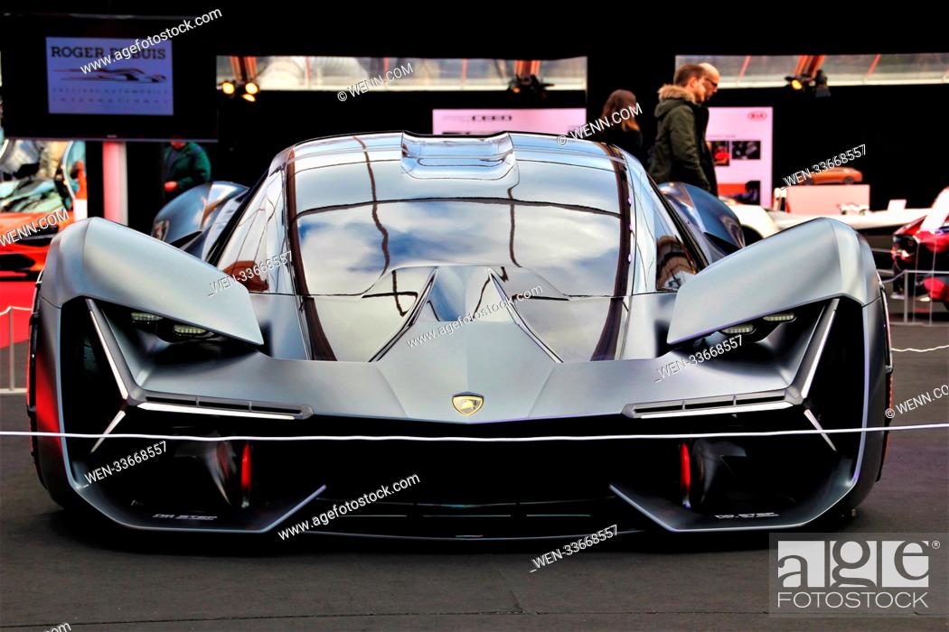 Stock Photo: The 33rd annual Festival Automobile International in Paris. The Fashion Week Design Auto exhibition is the opportunity for top designers of the world to.