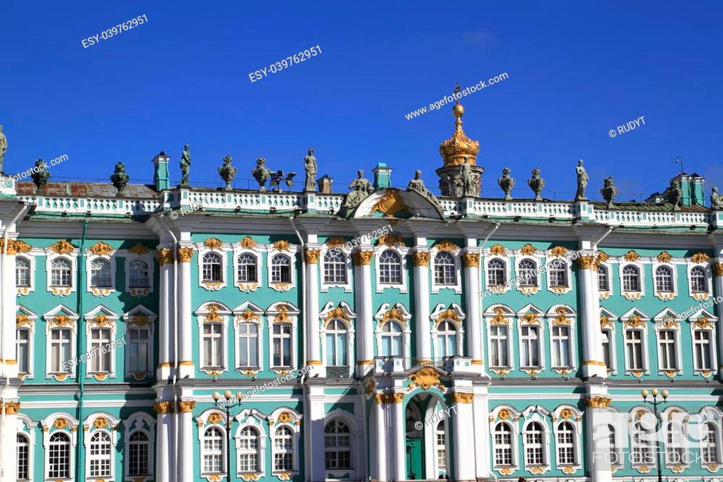 Stock Photo: The State Hermitage Museum in St. Petersburg today is one of the largest and finest art museums in the world.