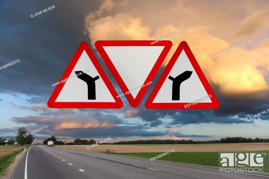 Funny confusing traffic signs Stock Photos and Images | agefotostock