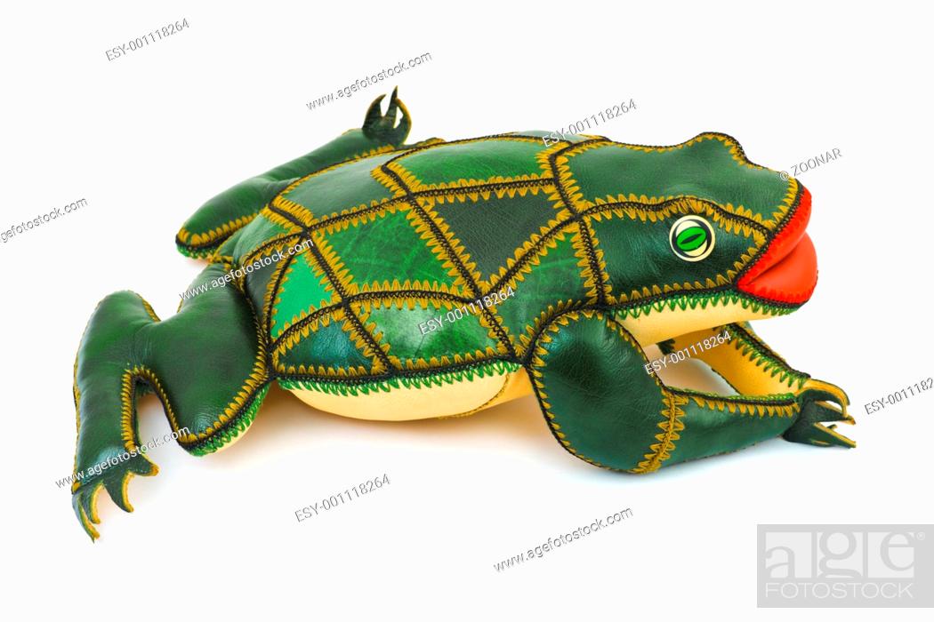 Stock Photo: Toy frog.