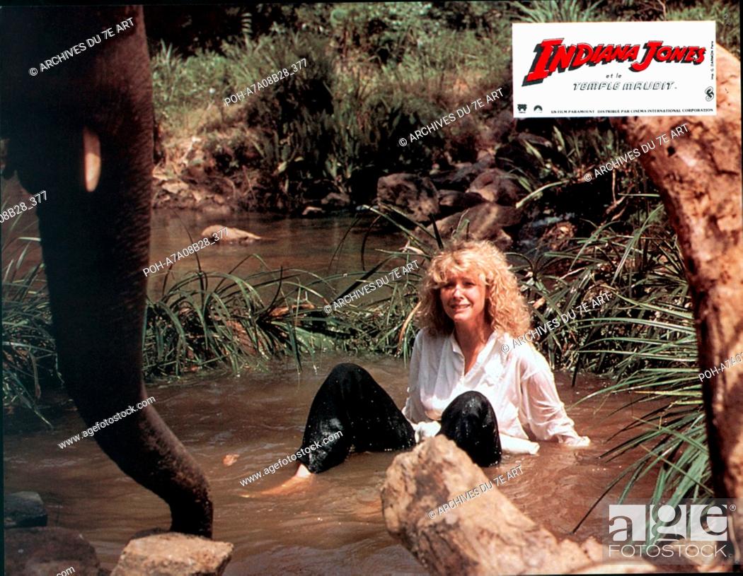 Indiana Jones and the Temple of Doom Year: 1984 USA Kate Capshaw Director:  Steven Spielberg, Stock Photo, Picture And Rights Managed Image. Pic.  POH-A7A08B28_377 | agefotostock