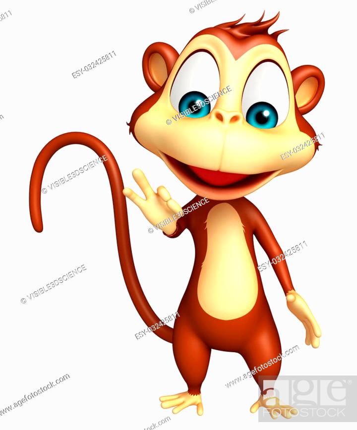 3d rendered illustration of best Monkey cartoon character, Stock Photo,  Picture And Low Budget Royalty Free Image. Pic. ESY-032425811 | agefotostock