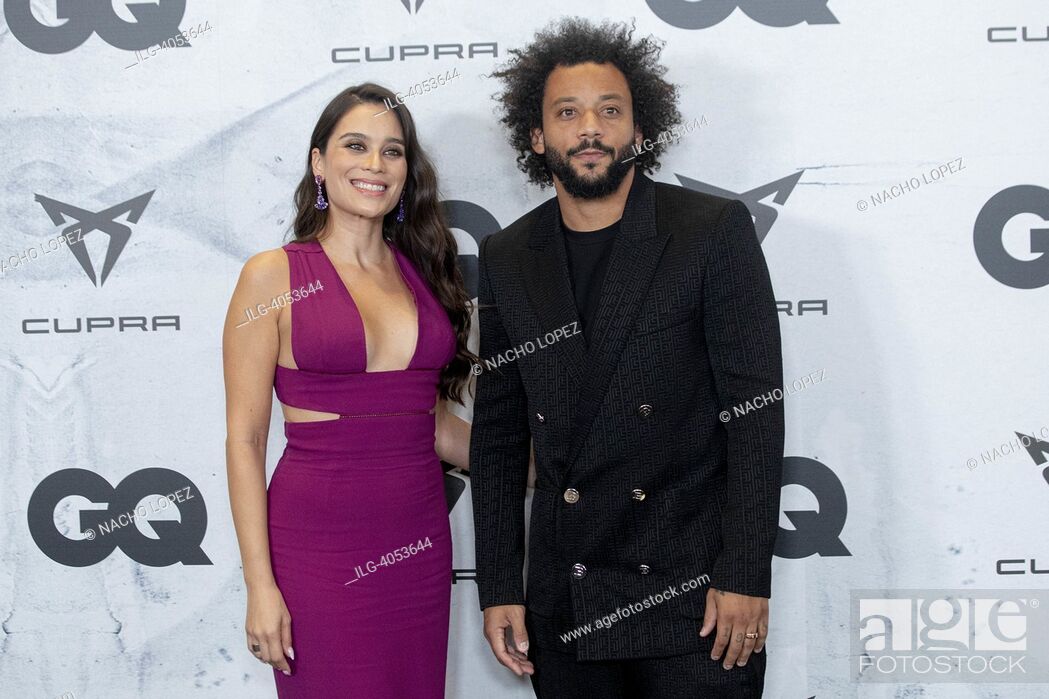 Stock Photo: Clarice Alves and Marcelo attends to ""GQ Men Of The Year"" awards 2022 at the Palace Hotel photocall on November 17, 2022 in Madrid, Spain.