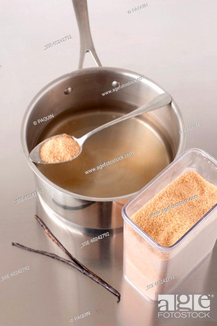 Stock Photo: Water, Autumn, Easy, Christmas, Party, Sugar, Dish, Prepared, Long, Dessert, Preparation, Pod, Preparing, Spice, Afternoon, Candy, Snack, Vanilla, Cheap, Syrup, Homemade, Chestnut, Saucepan, Candied, Calorific, Finger Food