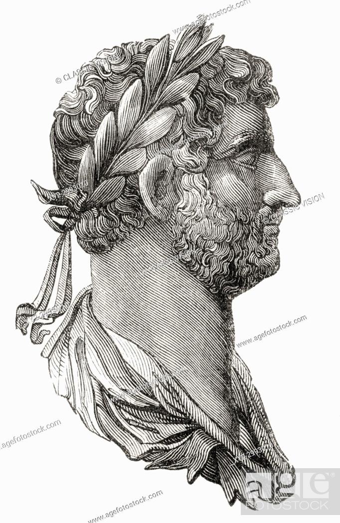 Art Girona 54mm Hadrian Roman Emperor 76-138 BC Model 38046 