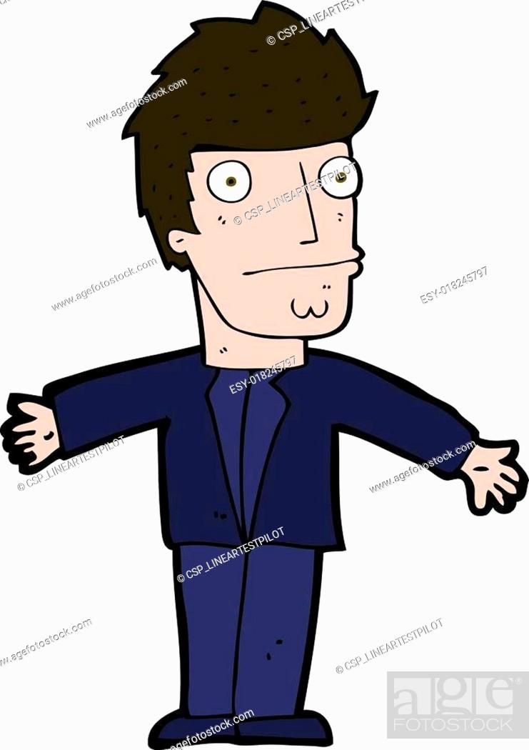 cartoon confused man, Stock Vector, Vector And Low Budget Royalty Free  Image. Pic. ESY-018245797 | agefotostock