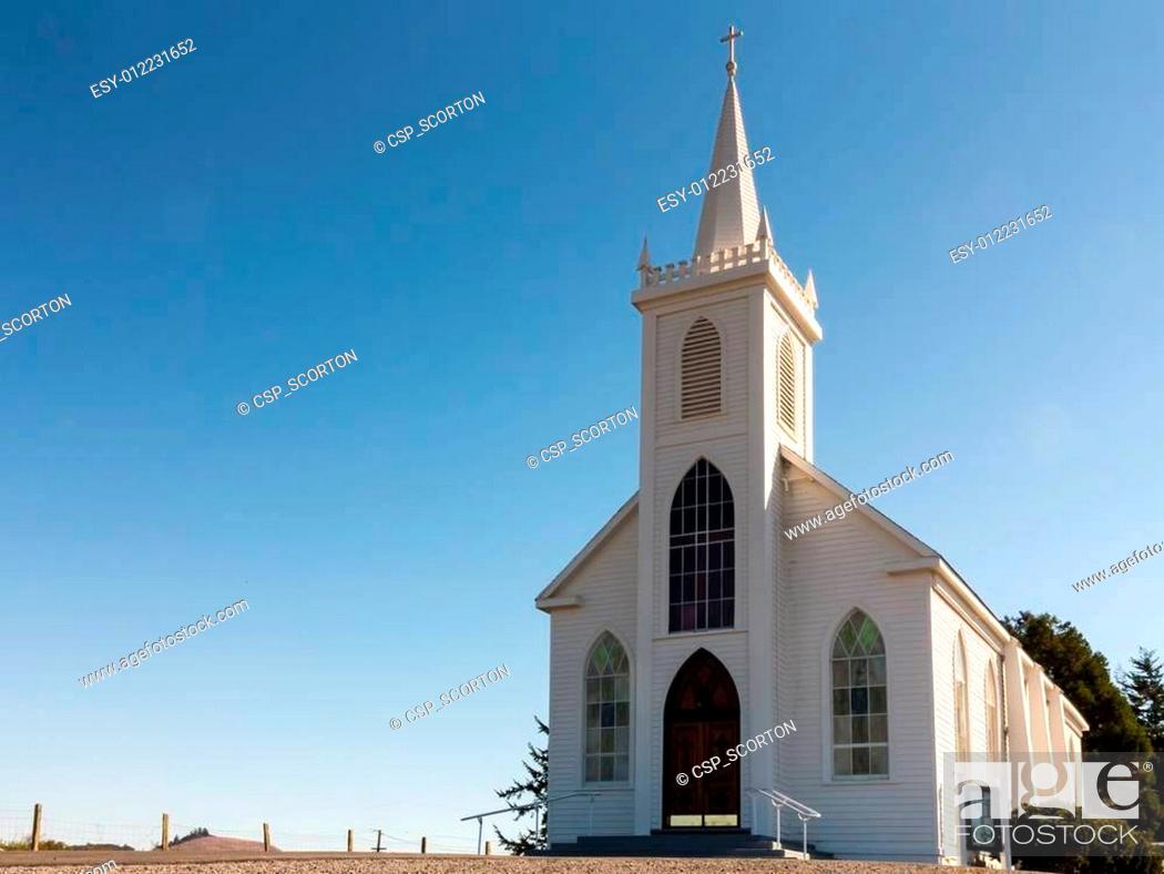 Stock Photo: St. Theresa de Avila in Bodage Bay, California.