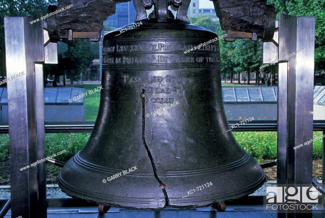 Stock Photo: The Liberty Bell, in Philadelphia, Pennsylvania, USA.