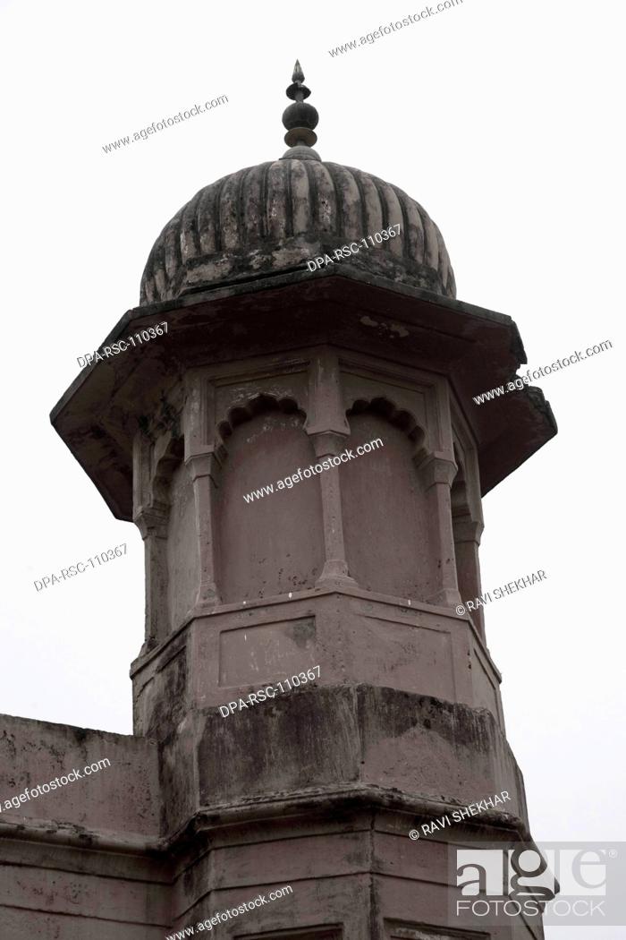 Stock Photo: Minar ; Bangla-Muslim style of Architecture ; Lalbagh Fort ; Dhaka ; Bangladesh.